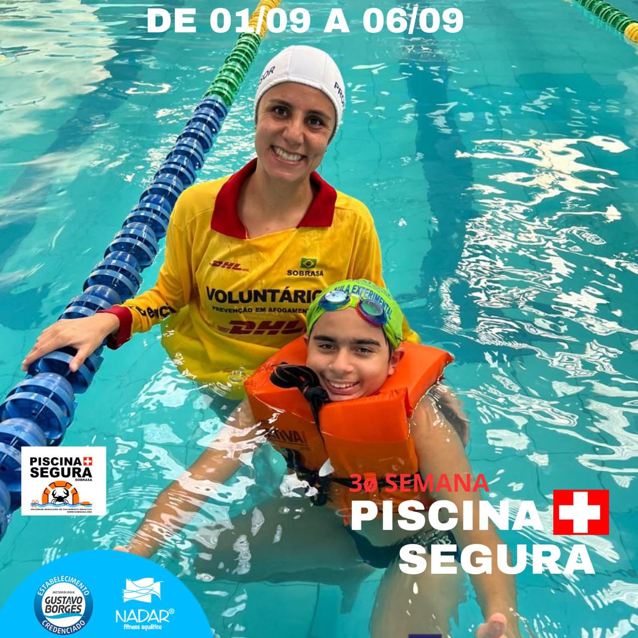 3 semana piscina + segura